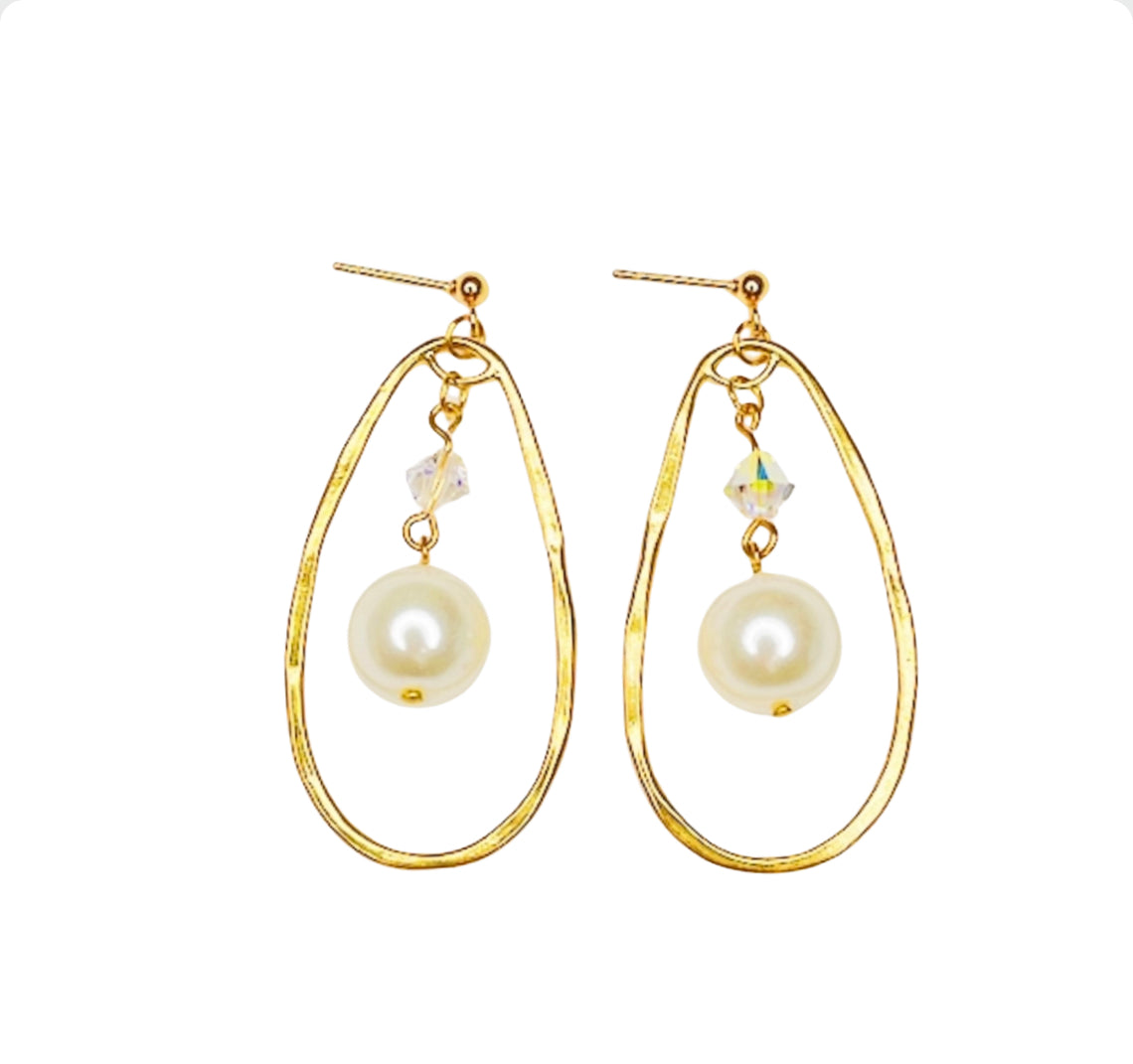 Jasmine Swarovski Crystal Earrings – geegeeandi